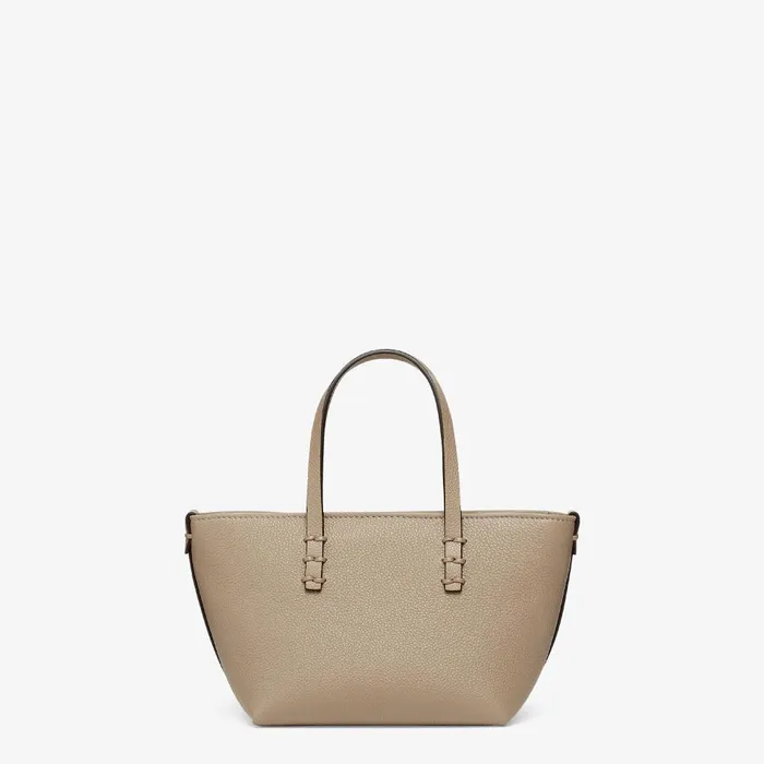Fendi Tote Bags Mini Roll Dove Gray Selleria Minibag With 62 Handsewn Topstitches 8211 Women