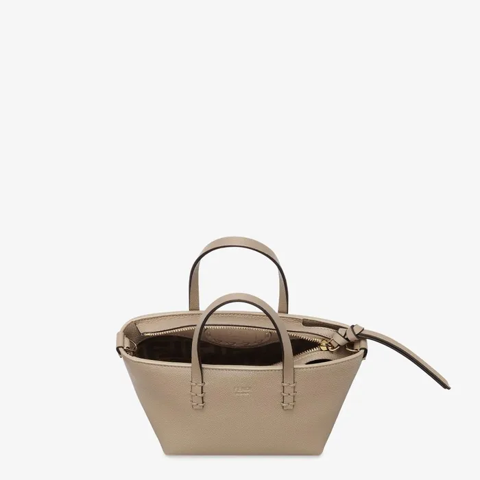 Fendi Tote Bags Mini Roll Dove Gray Selleria Minibag With 62 Handsewn Topstitches 8211 Women