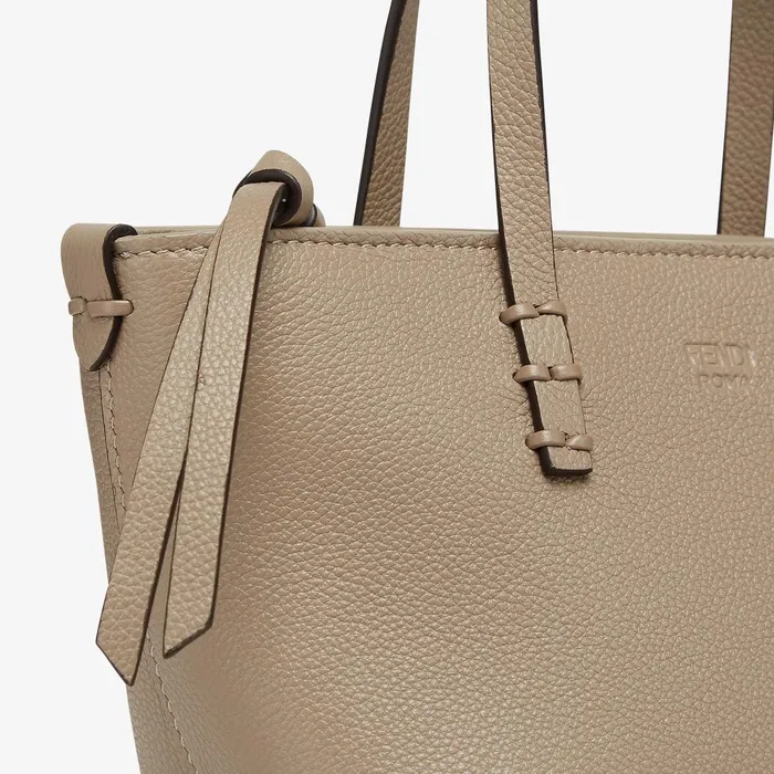 Fendi Tote Bags Mini Roll Dove Gray Selleria Minibag With 62 Handsewn Topstitches 8211 Women