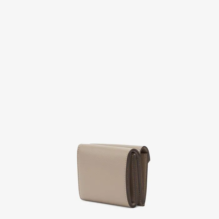 Fendi Wallets FF Diamonds Wallet Twotone Gray And Dove Gray Leather Wallet 8211 Women