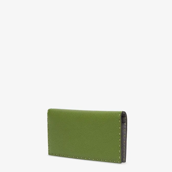 Fendi Wallets Selleria Wallet Green Selleria Wallet With 141 Handsewn Stitches 8211 Men