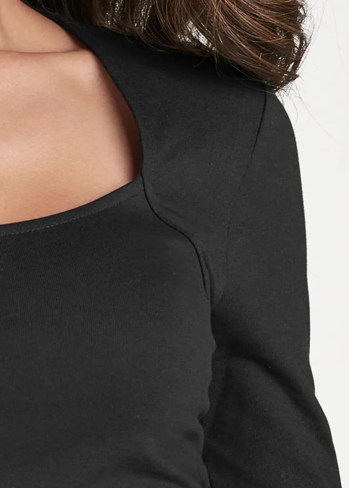 FIT AND FLARE DRESS Black Women VENUS Casual Dresses