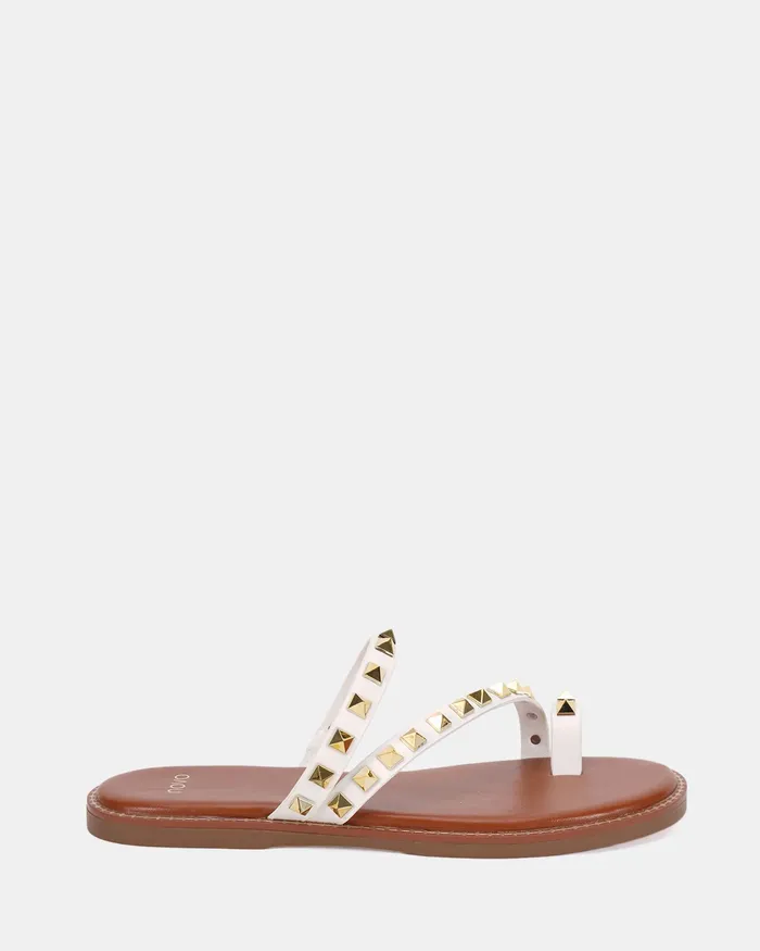 Flat Sandals NOVO Shoes Women TREGLIO WHITE Sandals