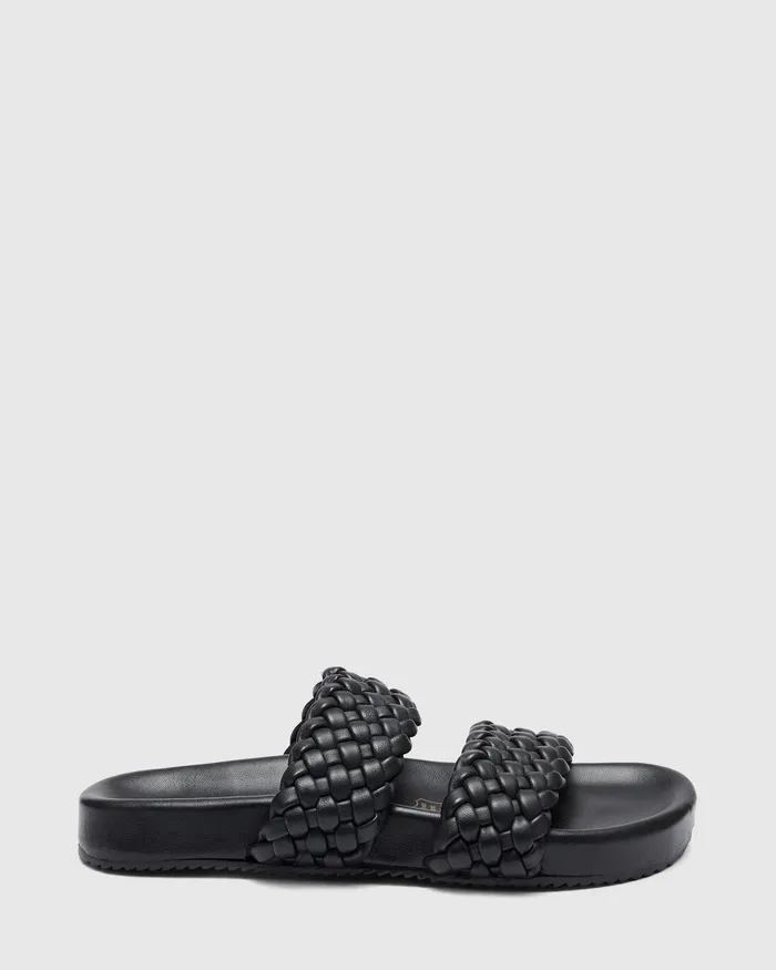 Flat Sandals SERINA BLACK Sandals NOVO Shoes Women