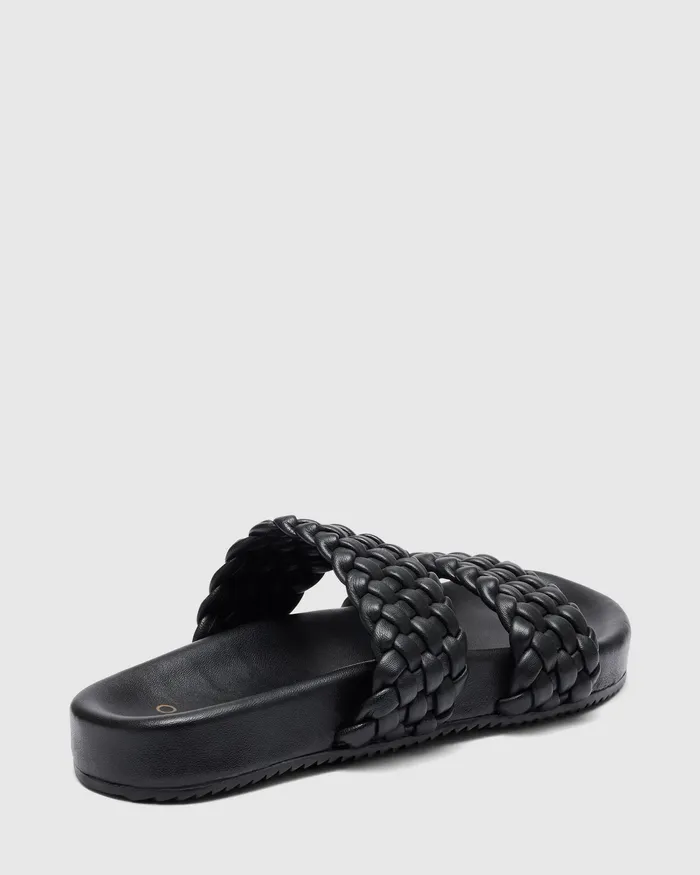 Flat Sandals SERINA BLACK Sandals NOVO Shoes Women
