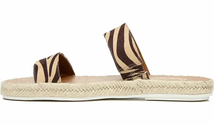 Flat Sandals Women Franco Sarto Franco Posie Espadrille Slide Sandal New Nude