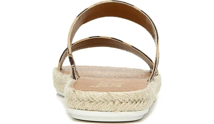 Flat Sandals Women Franco Sarto Franco Posie Espadrille Slide Sandal New Nude