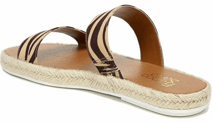 Flat Sandals Women Franco Sarto Franco Posie Espadrille Slide Sandal New Nude
