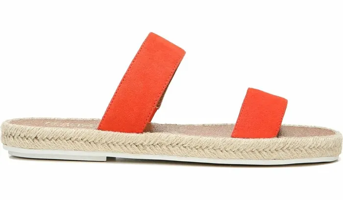 Flat Sandals Women Franco Sarto Franco Posie Espadrille Slide Sandal Tangelo