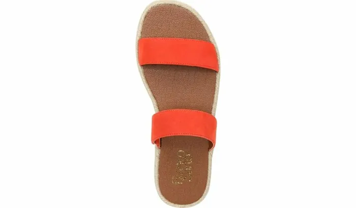 Flat Sandals Women Franco Sarto Franco Posie Espadrille Slide Sandal Tangelo
