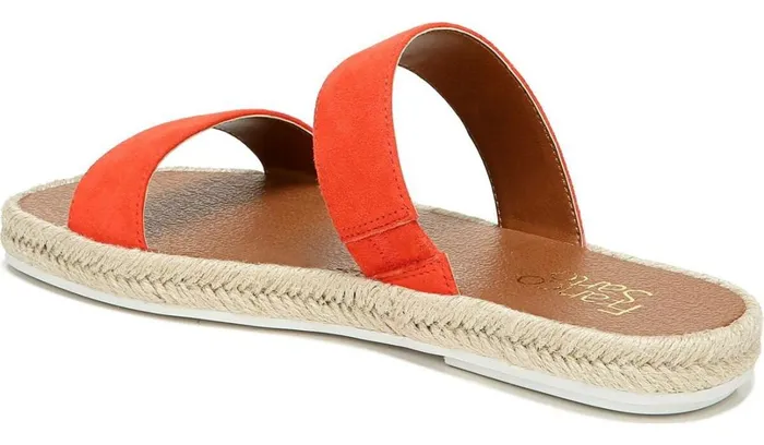 Flat Sandals Women Franco Sarto Franco Posie Espadrille Slide Sandal Tangelo
