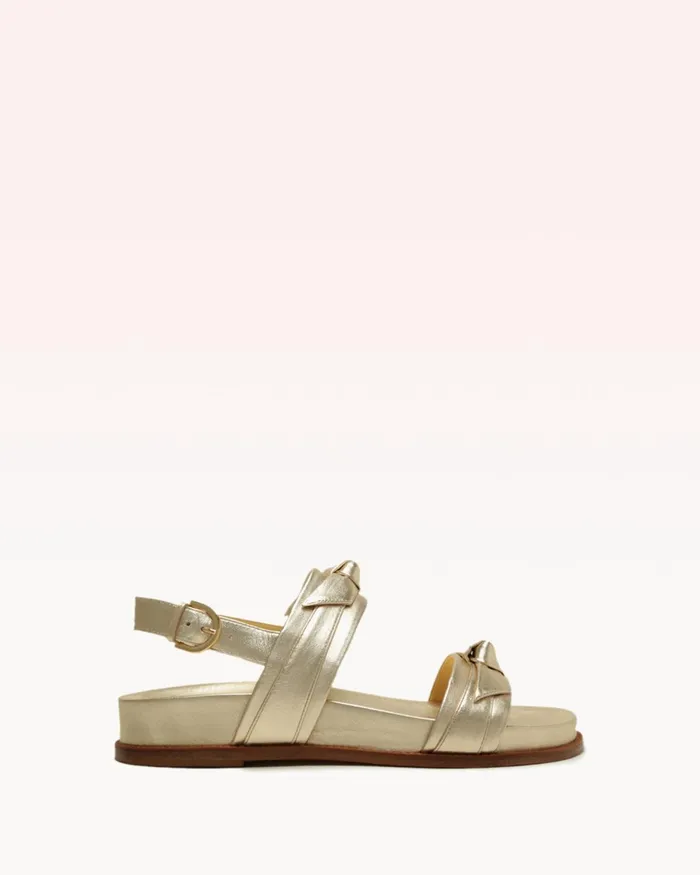 Flats Women Alexandre Birman Alexandre Birman Clarita Sport Sandal 8211 Golden Flat Sandals 8211 Luxury Comfortable Sandals Gold Flats Women Alexandre Birman Alexandre Birman Clarita Sport Sandal 8211 Golden Flat Sandals 8211 Luxury Comfortable Sandals Gold
