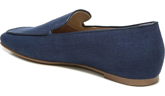 Flats Women Franco Sarto Franco Averly 2 Loafer Navy Linen