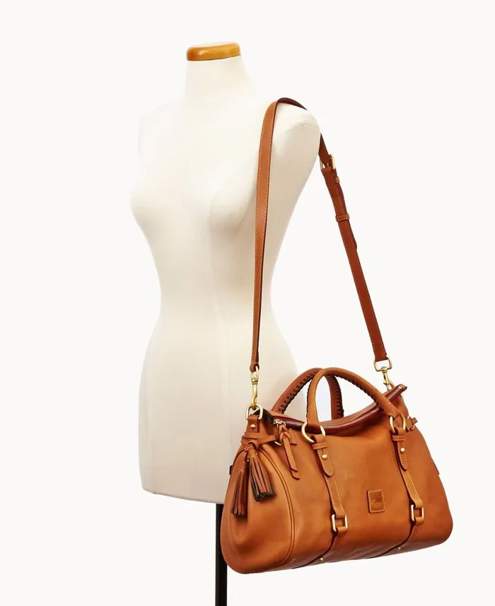 Florentine Large Satchel Natural Woman Dooney and Bourke Satchels Florentine Large Satchel Natural Woman Dooney and Bourke Satchels