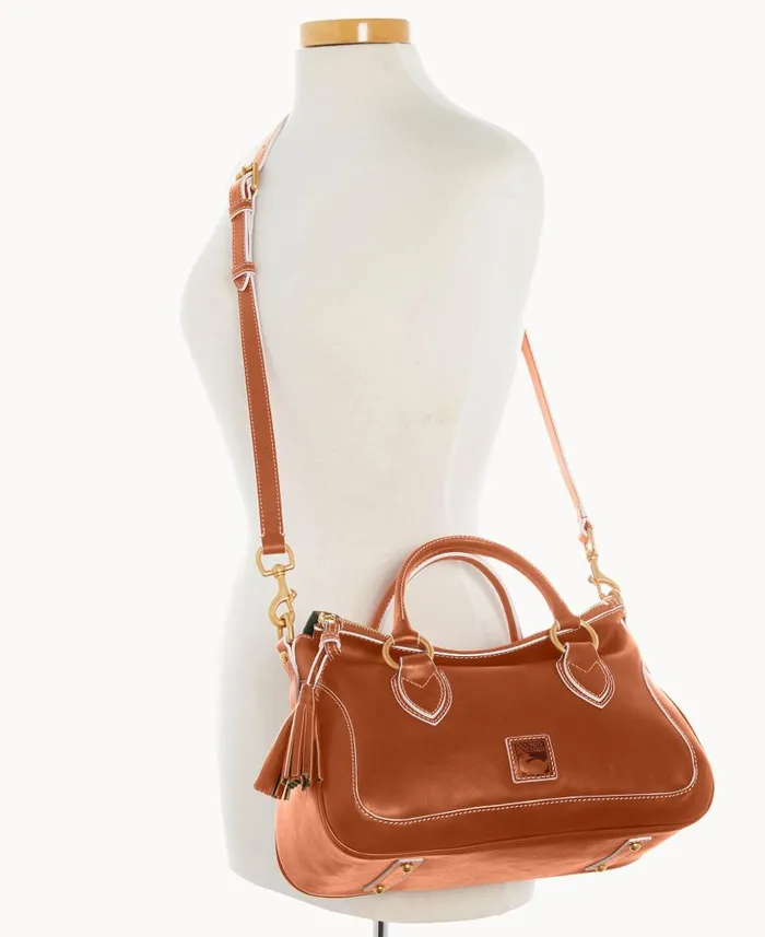 Florentine Medium Satchel Natural Woman Dooney and Bourke Satchels Florentine Medium Satchel Natural Woman Dooney and Bourke Satchels