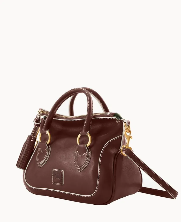 Florentine Small Satchel Chestnut Woman Dooney and Bourke Satchels Florentine Small Satchel Chestnut Woman Dooney and Bourke Satchels