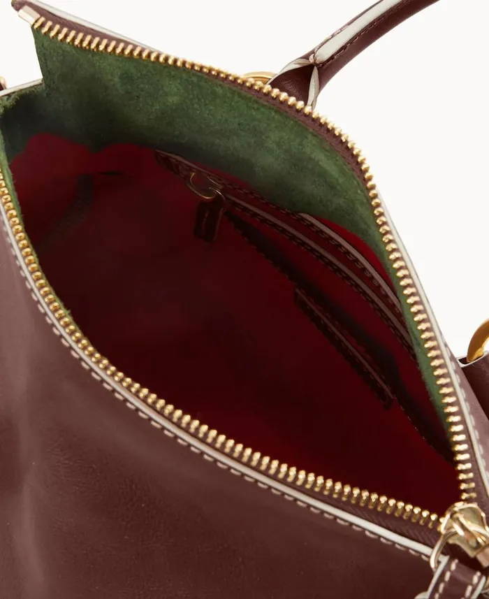 Florentine Small Satchel Chestnut Woman Dooney and Bourke Satchels Florentine Small Satchel Chestnut Woman Dooney and Bourke Satchels