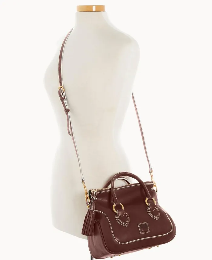 Florentine Small Satchel Chestnut Woman Dooney and Bourke Satchels Florentine Small Satchel Chestnut Woman Dooney and Bourke Satchels