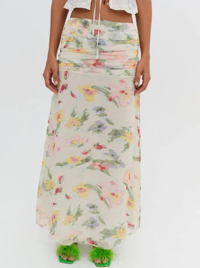 For Love and Lemons Bottoms Abby Maxi Skirt Multi 8211 Women For Love and Lemons Bottoms Abby Maxi Skirt Multi 8211 Women