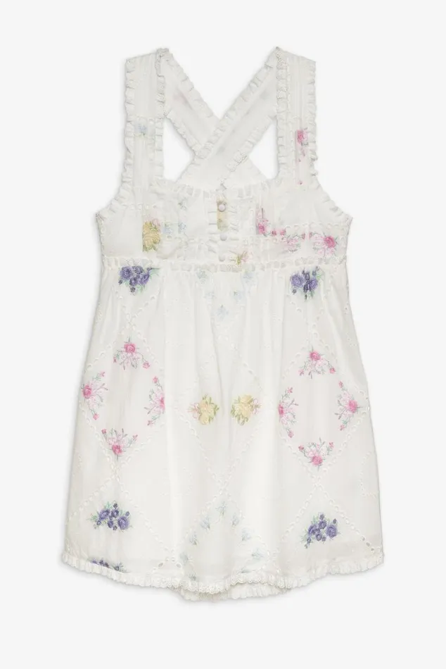 For Love and Lemons Dresses Andrea Embroidered Mini Dress White 8211 Women For Love and Lemons Dresses Andrea Embroidered Mini Dress White 8211 Women