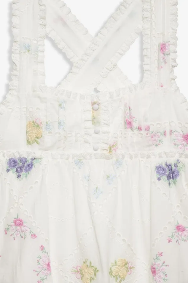 For Love and Lemons Dresses Andrea Embroidered Mini Dress White 8211 Women For Love and Lemons Dresses Andrea Embroidered Mini Dress White 8211 Women