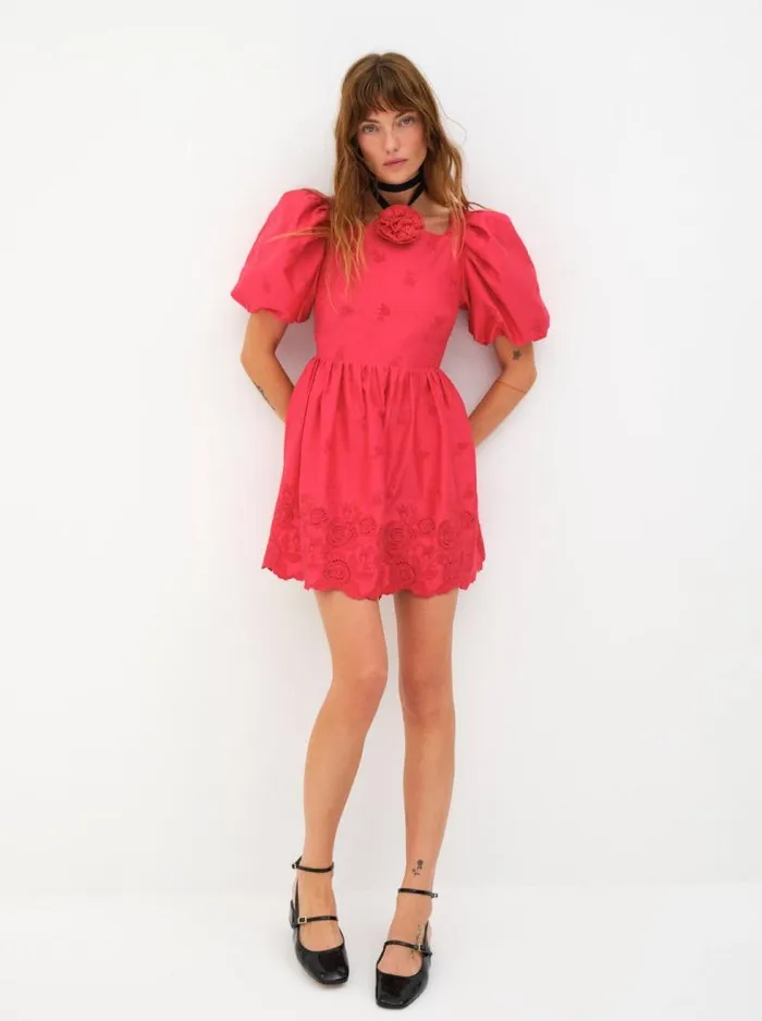 For Love and Lemons Dresses Azula Mini Dress Red 8211 Women For Love and Lemons Dresses Azula Mini Dress Red 8211 Women