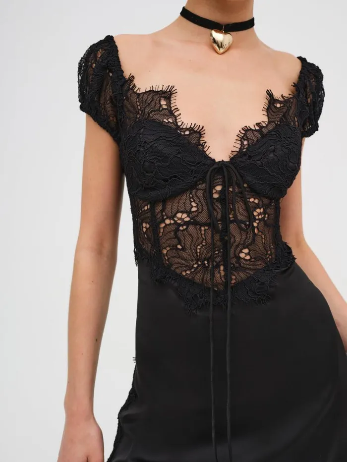 For Love and Lemons Dresses Casey Maxi Dress Black 8211 Women For Love and Lemons Dresses Casey Maxi Dress Black 8211 Women