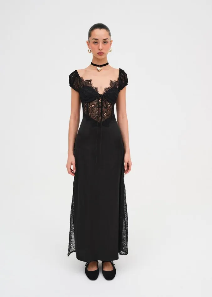 For Love and Lemons Dresses Casey Maxi Dress Black 8211 Women For Love and Lemons Dresses Casey Maxi Dress Black 8211 Women