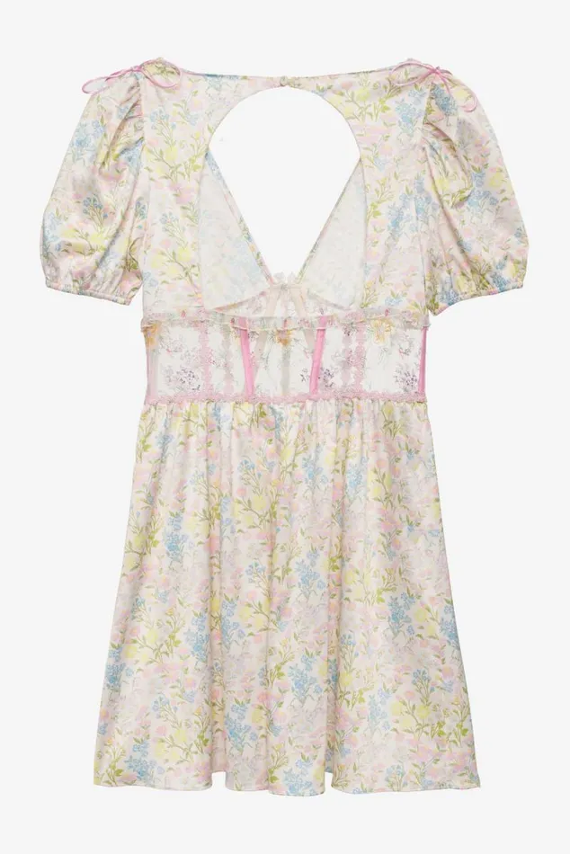 For Love and Lemons Dresses Glitter Garden Cap Sleeve Slip Dress Multi 8211 Women For Love and Lemons Dresses Glitter Garden Cap Sleeve Slip Dress Multi 8211 Women