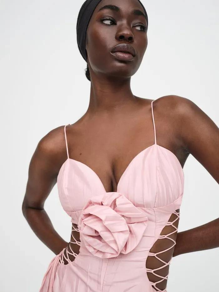 For Love and Lemons Dresses Gwenyth Maxi Dress Pink 8211 Women