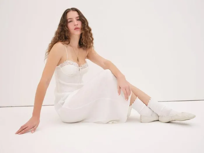 For Love and Lemons Dresses Lola Midi Slip Dress White 8211 Women For Love and Lemons Dresses Lola Midi Slip Dress White 8211 Women