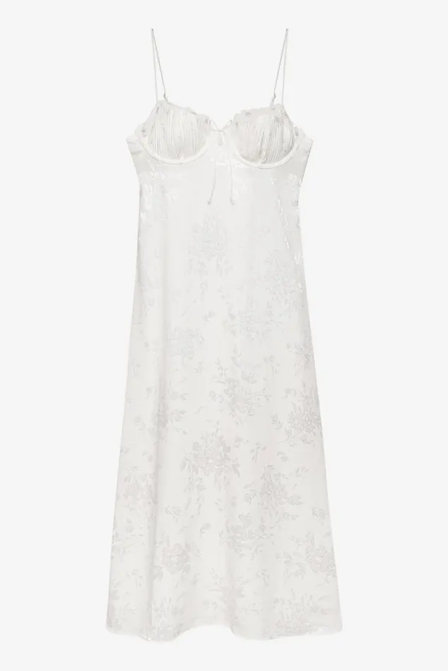 For Love and Lemons Dresses Lola Midi Slip Dress White 8211 Women For Love and Lemons Dresses Lola Midi Slip Dress White 8211 Women