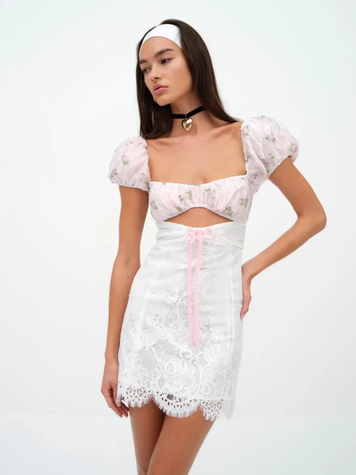 For Love and Lemons Dresses London Mini Dress White 8211 Women