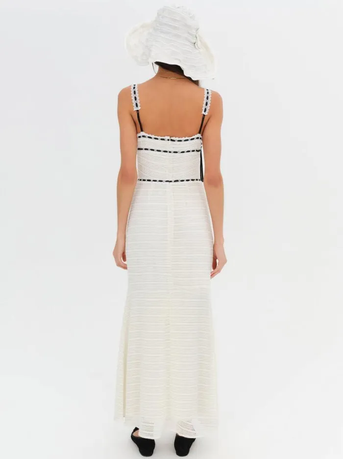 For Love and Lemons Dresses Mayfair Crochet Maxi Dress Ivory 8211 Women For Love and Lemons Dresses Mayfair Crochet Maxi Dress Ivory 8211 Women