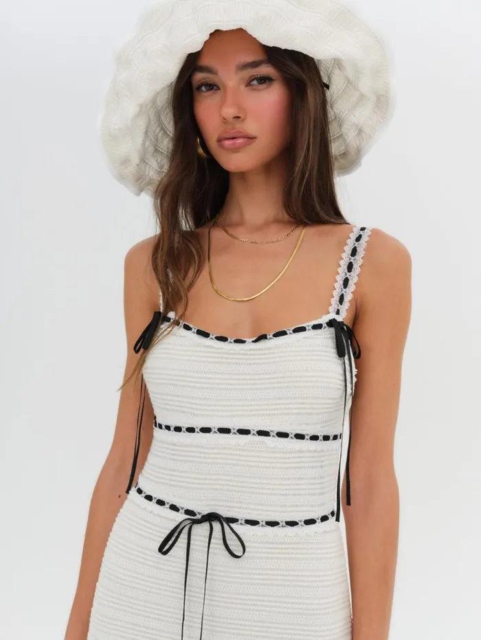 For Love and Lemons Dresses Mayfair Crochet Maxi Dress Ivory 8211 Women For Love and Lemons Dresses Mayfair Crochet Maxi Dress Ivory 8211 Women