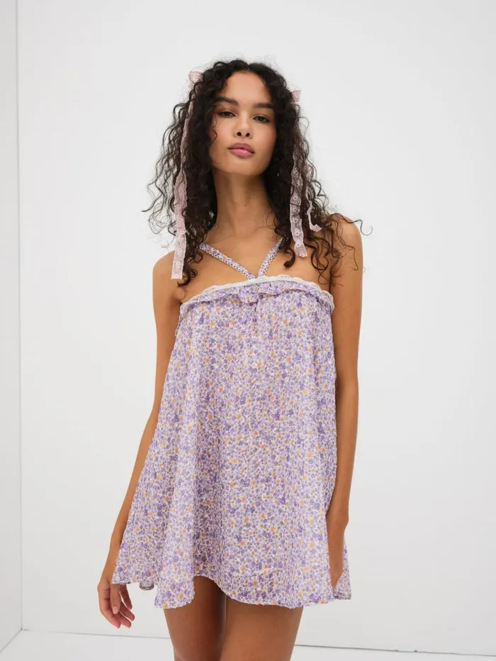 For Love and Lemons Dresses Mitra Mini Dress Lavender 8211 Women For Love and Lemons Dresses Mitra Mini Dress Lavender 8211 Women