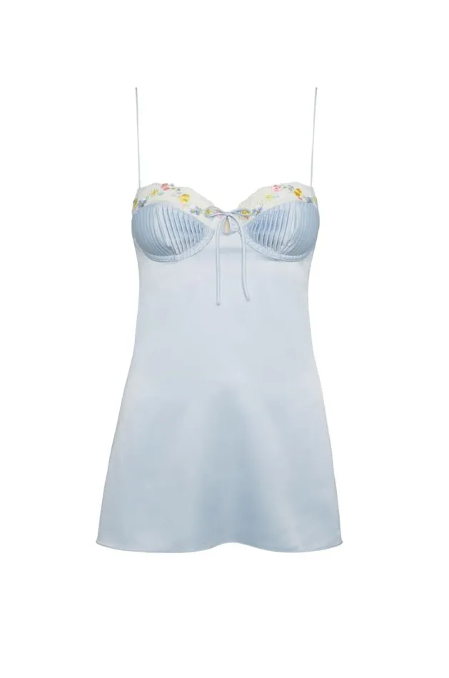 For Love and Lemons Dresses Paloma Slip Dress Blue 8211 Women For Love and Lemons Dresses Paloma Slip Dress Blue 8211 Women