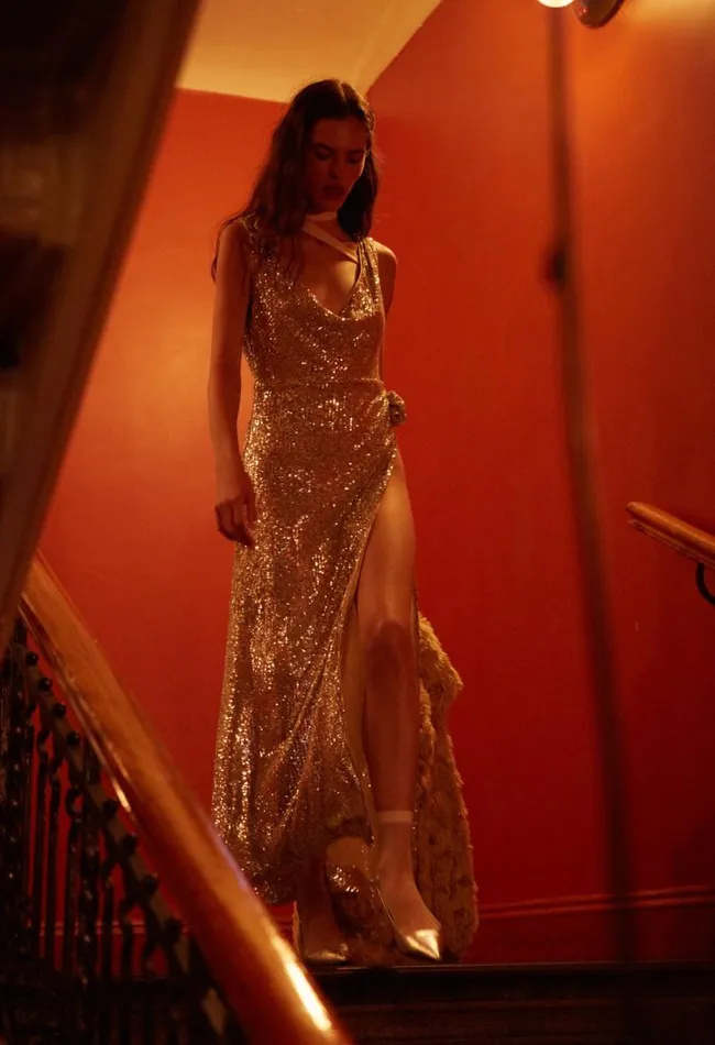 For Love and Lemons Dresses Tia Maxi Dress Silver 8211 Women For Love and Lemons Dresses Tia Maxi Dress Silver 8211 Women