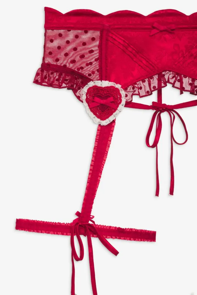 For Love and Lemons Lingerie Velma Garter Belt Red 8211 Women For Love and Lemons Lingerie Velma Garter Belt Red 8211 Women