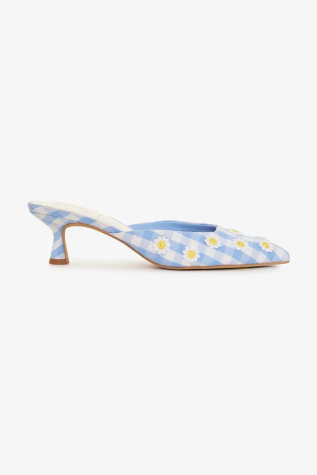 For Love and Lemons Shoes Lilou Mule Blue 8211 Women For Love and Lemons Shoes Lilou Mule Blue 8211 Women