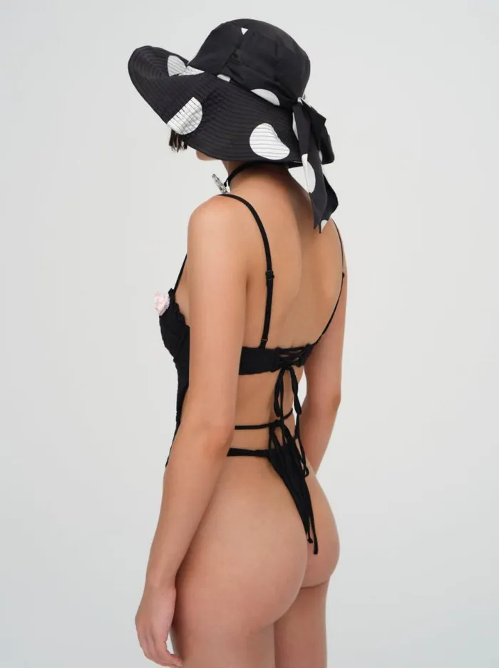 For Love and Lemons Swim Clove One Piece Swimsuit Black 8211 Women For Love and Lemons Swim Clove One Piece Swimsuit Black 8211 Women