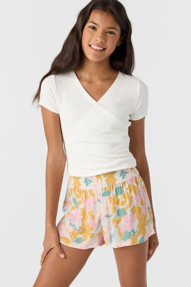 GIRL039S GABI LALA FLORAL BEACH SHORTS Kids O039NEILL Girl039S Clothing