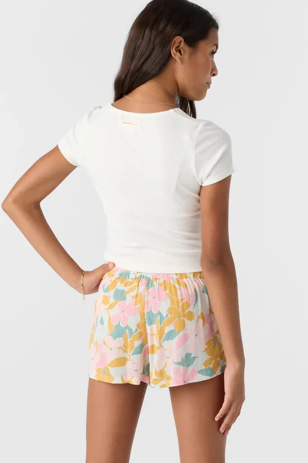 GIRL039S GABI LALA FLORAL BEACH SHORTS Kids O039NEILL Girl039S Clothing