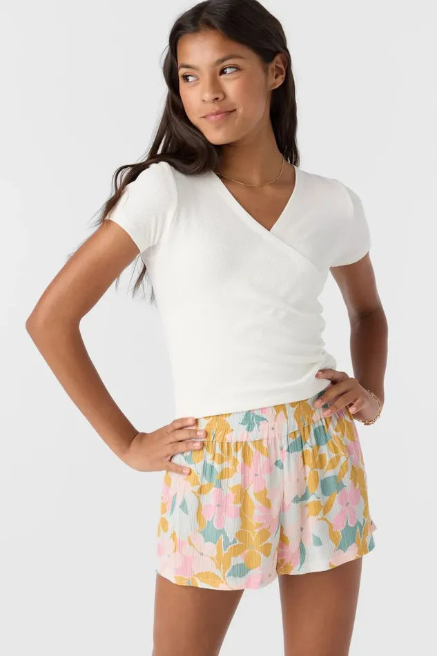 GIRL039S GABI LALA FLORAL BEACH SHORTS Kids O039NEILL Girl039S Clothing