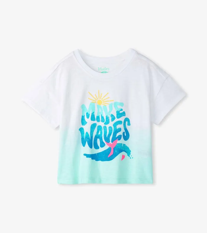 Girls Making Waves Boxy TShirt Hatley