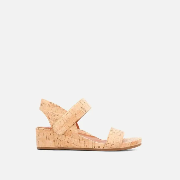 Gisele Two Band Wedge Sandal Natural Women Kenneth Cole Gentle Souls