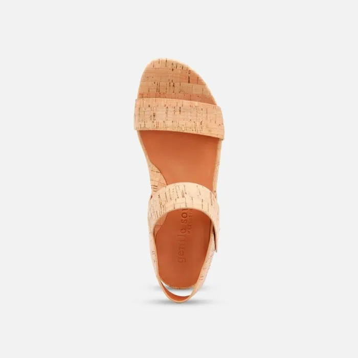 Gisele Two Band Wedge Sandal Natural Women Kenneth Cole Gentle Souls