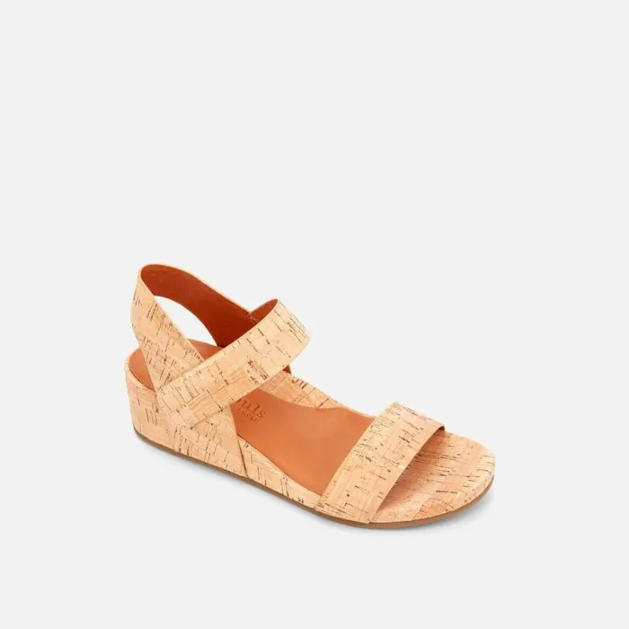 Gisele Two Band Wedge Sandal Natural Women Kenneth Cole Gentle Souls