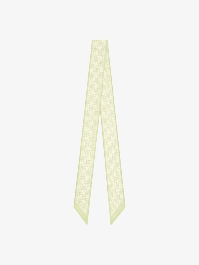 Givenchy 4G Bandeau In Silk Almond Green Women Scarves