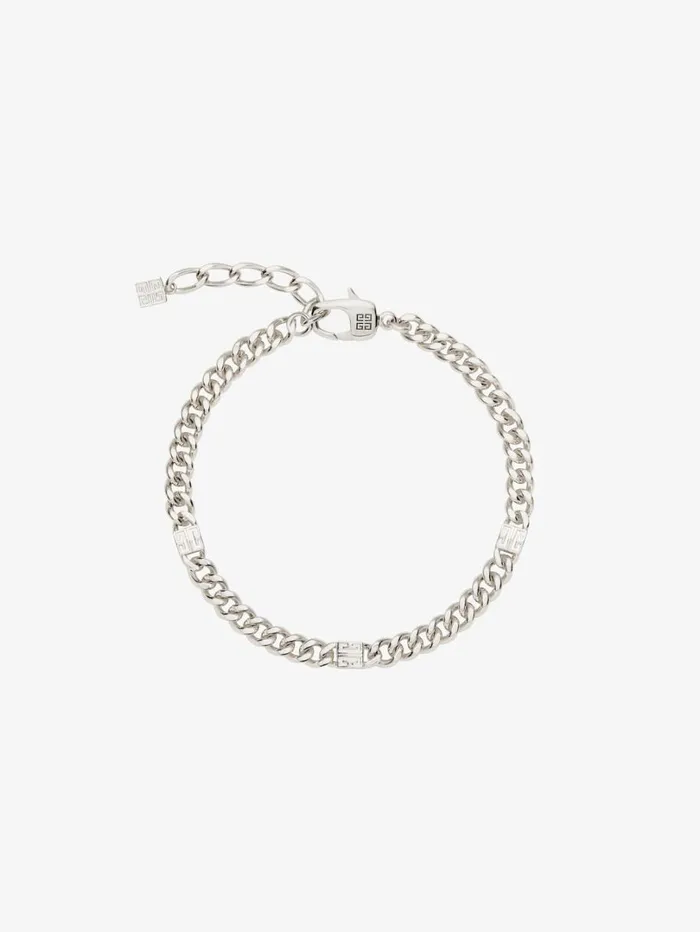 Givenchy 4G Bracelet In Metal Silvery Men Jewelry Givenchy 4G Bracelet In Metal Silvery Men Jewelry